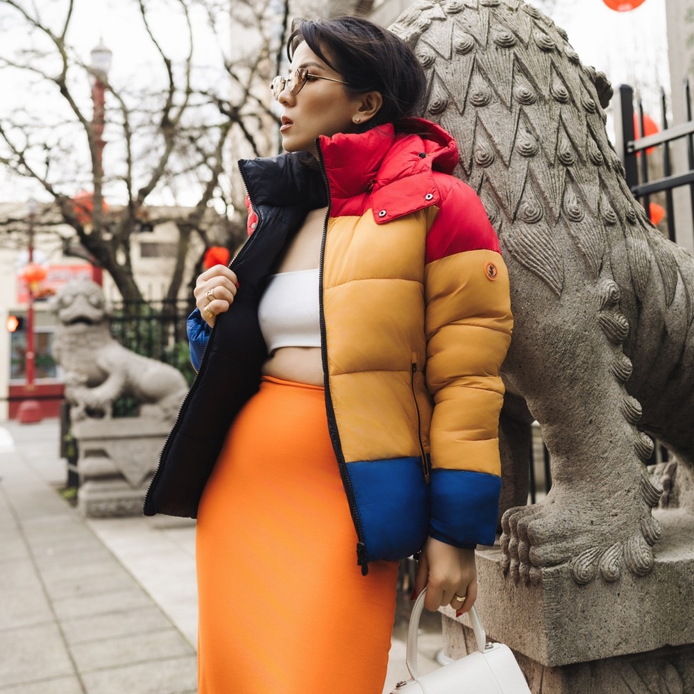 Save The Duck Down Double-sided Winter Jacket